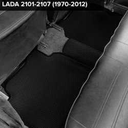 3D коврики EVA с бортами Lada 2101, 2102, 2103, 2104, 2105, 2106, 2107 (1970-2012)