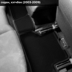 3D коврики EVA с бортами Mazda 3 I BK (2003-2009)