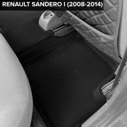 3D коврики EVA с бортами Renault Sandero I (2009-2014)