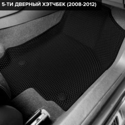 3D коврики EVA с бортами Volkswagen Golf VI хетчбек 5D (2008-2012)