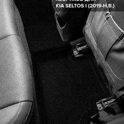 3D коврики EVA с бортами Kia Seltos I (2019-н.в.)