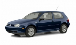 3D коврики EVA с бортами в салон  на Volkswagen Golf IV (1997-2003)