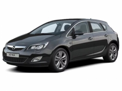3D коврики EVA с бортами в салон  на Opel Astra J седан, хэтчбек, универсал (2009-2018)