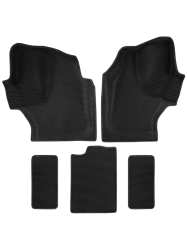 3D коврики EVA с бортами в салон на ГАЗ Газель NEXT с рычагом КПП на торпеде