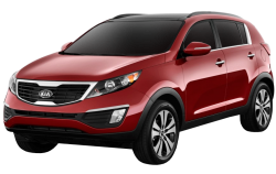2D коврики EVA в салон и багажник  на Kia Sportage III SL (2010-2016)
